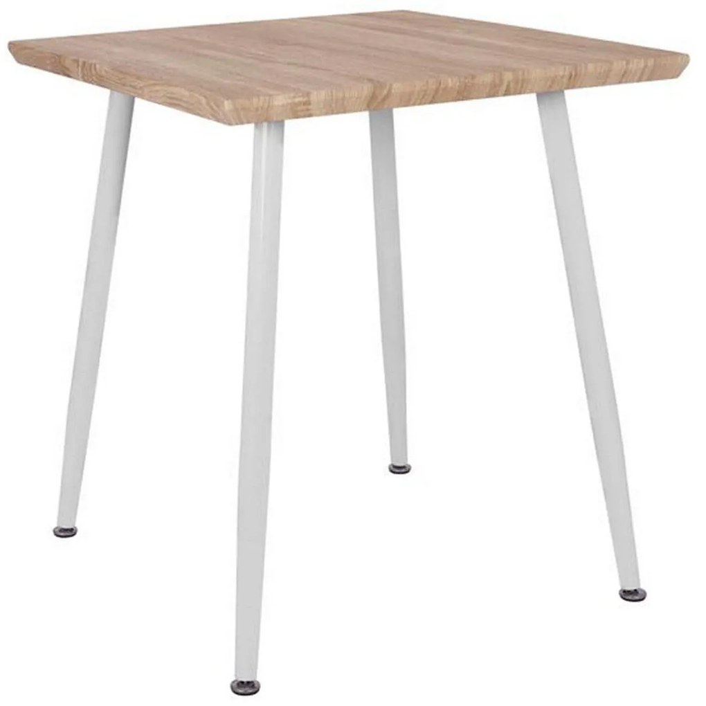 Τραπέζι Τραπεζαρίας Sonama HM8335.02 Με Λευκά Πόδια Mdf, Metal
