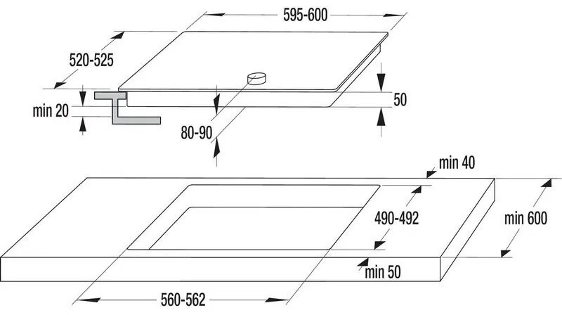 Κεραμική ενσωματωμένη εστία Gorenje EC642CLI, 6400W, 4 ζώνες HiLight, 9 επίπεδα, Ένδειξη υπολειπόμενης θερμότητας, Μαύρο