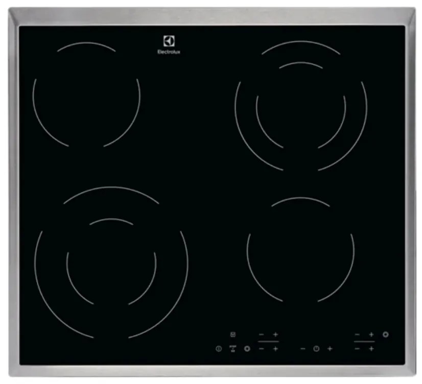 Electrolux EHF6342XOK Κεραμική Εστία Αυτόνομη 57.6x51.6cm