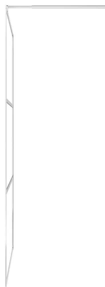 vidaXL Διαχωριστικό Ντουζιέρας Διαφανές 100 x 195 εκ. Γυαλί ESG