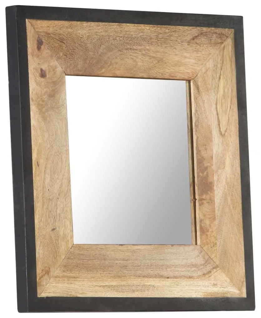 vidaXL Καθρέφτης 50 x 50 εκ. από Μασίφ Ξύλο Μάνγκο