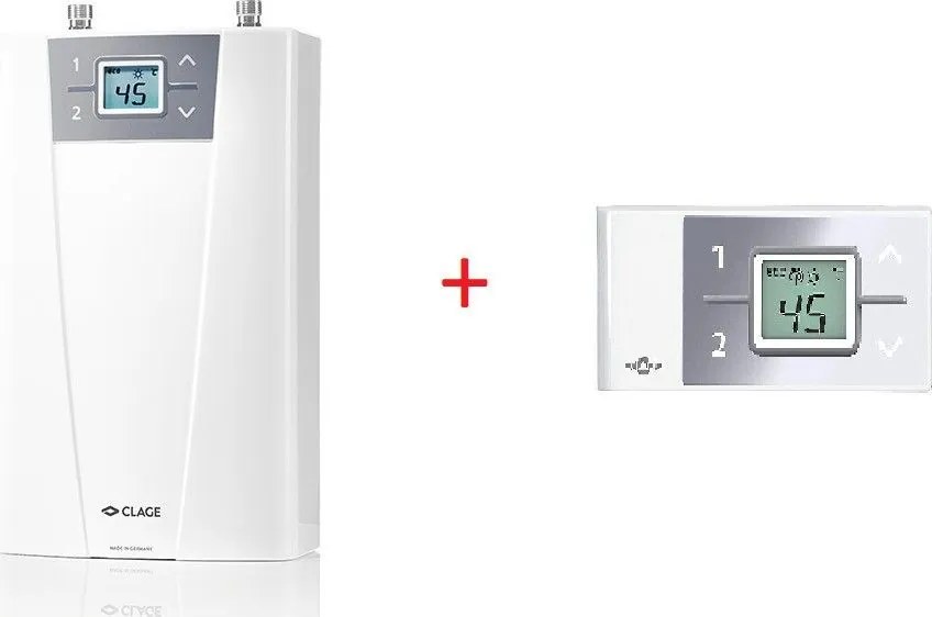 Clage CEX 11-13,5 U &amp; Remote Control Ταχυθερμοσίφωνας 3φασικός κεντρικός με τις συνδέσεις από πάνω  13,5 KW