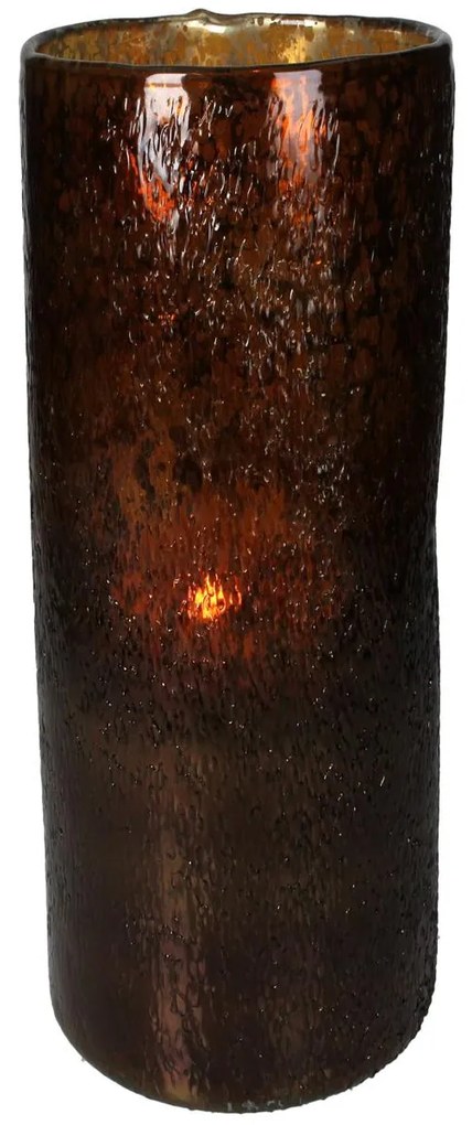 Κηροπήγιο Amber Γυαλί 14x14x25cm - 05152856