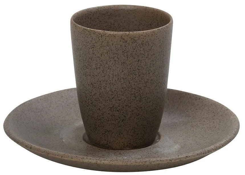 Φλυτζάνι Espresso 80ml + Πιατάκι Espiel Morgan OW2074K6