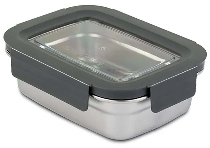 Φαγητοδοχείο Misty 10-002-101 16,7x12,3x5,3cm 600ml Inox-Grey Nava Stainless Steel