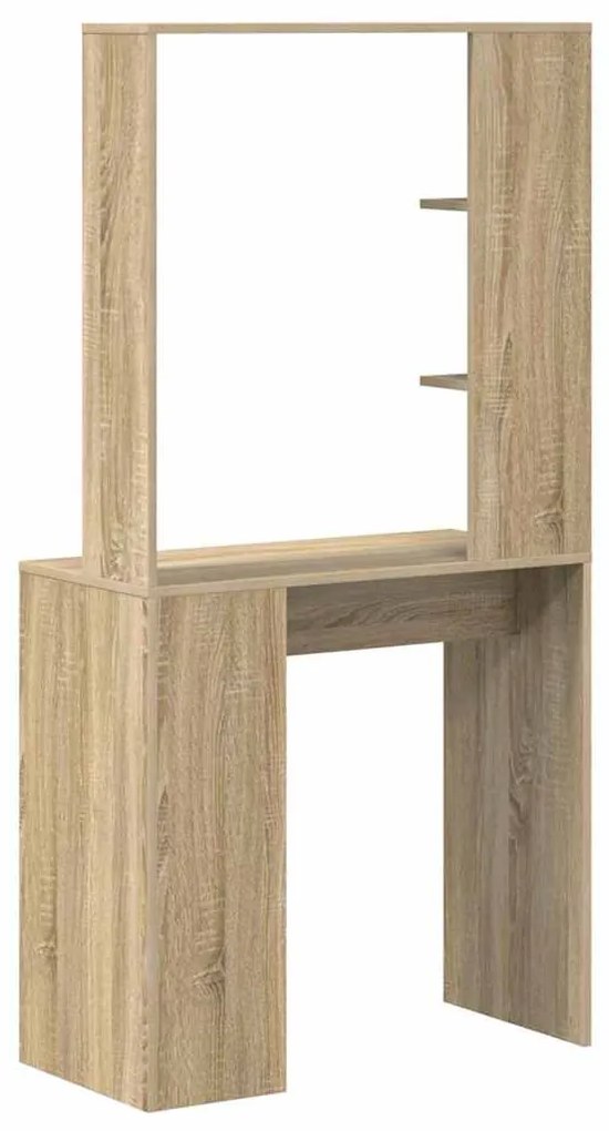 vidaXL Γραφείο Sonoma Δρυς 78.5 x 37 x 154.5 εκ Επεξεργασμένο ξύλο