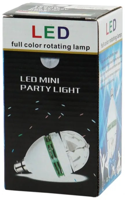 LED ΛΑΜΠΑ RGB 3W RX-1068-RX-1068