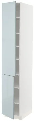 METOD ψηλό ντουλάπι με ράφια/2 πόρτες, 40x60x220 cm 094.797.61