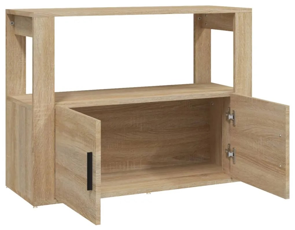 vidaXL Ντουλάπι Sonoma Δρυς 80x30x60 εκ. από Επεξεργασμένο Ξύλο