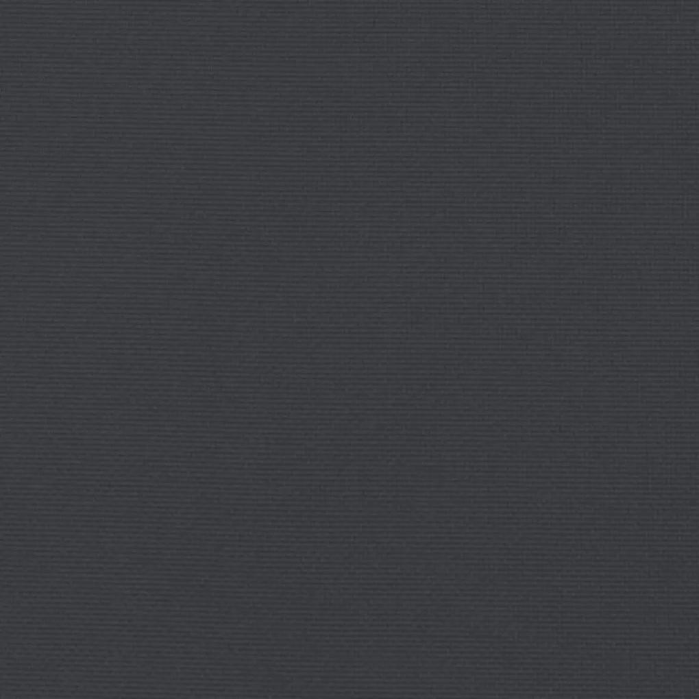 Μαξιλάρι Πάγκου Κήπου Μαύρο 180x50x3 εκ. Ύφασμα Oxford - Μαύρο
