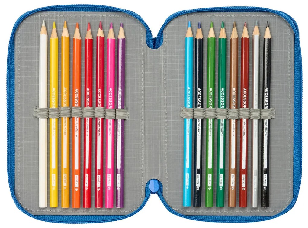 Κασετίνα Superman Μπλε 12,5 x 19,5 x 5,5 cm 37 Τεμάχια