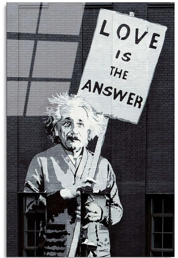 Πίνακας Γυάλινος 123BZM1338 45x65cm Multi Wallity Κάθετοι Γυαλί