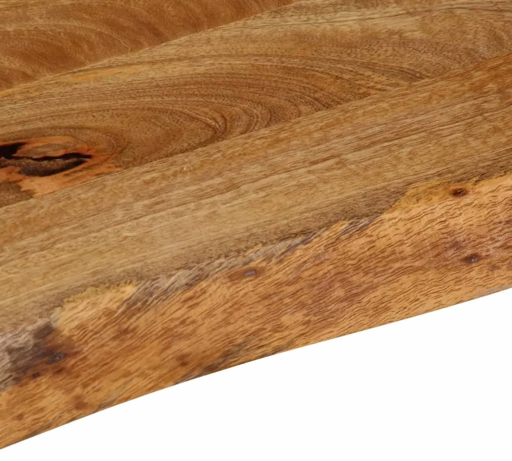 Επιφάνεια Τραπεζιού 110x40x2,5 εκ. Live Edge Μασίφ Ξύλο Μάνγκο 370445