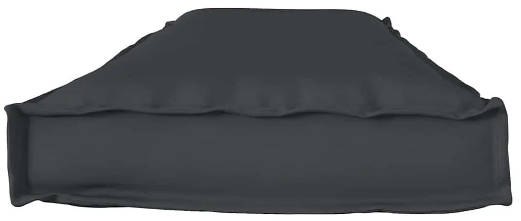 vidaXL Μαξιλάρι παλέτας για πάγκο Μαύρο 140 x 40 x 8 εκ. Ύφασμα Oxford