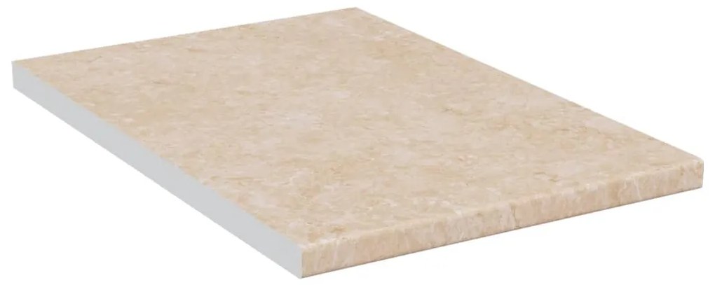 vidaXL Πάγκος Κουζίνας Μπεζ με Υφή Μαρμάρου 40x60x2,8 εκ Μοριοσανίδα