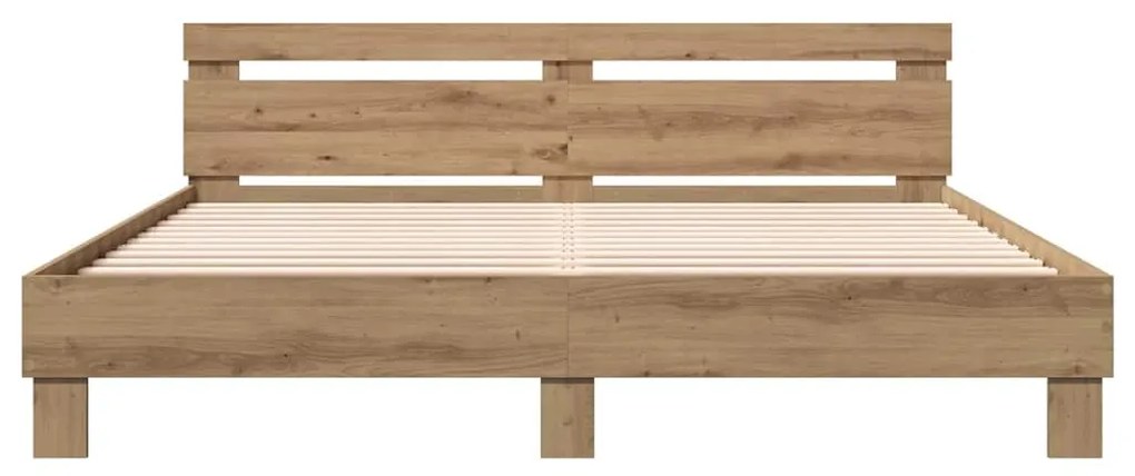 vidaXL Πλαίσιο Κρεβατιού Artisan Oak 180 x 200 cm Επεξεργασμένο ξύλο