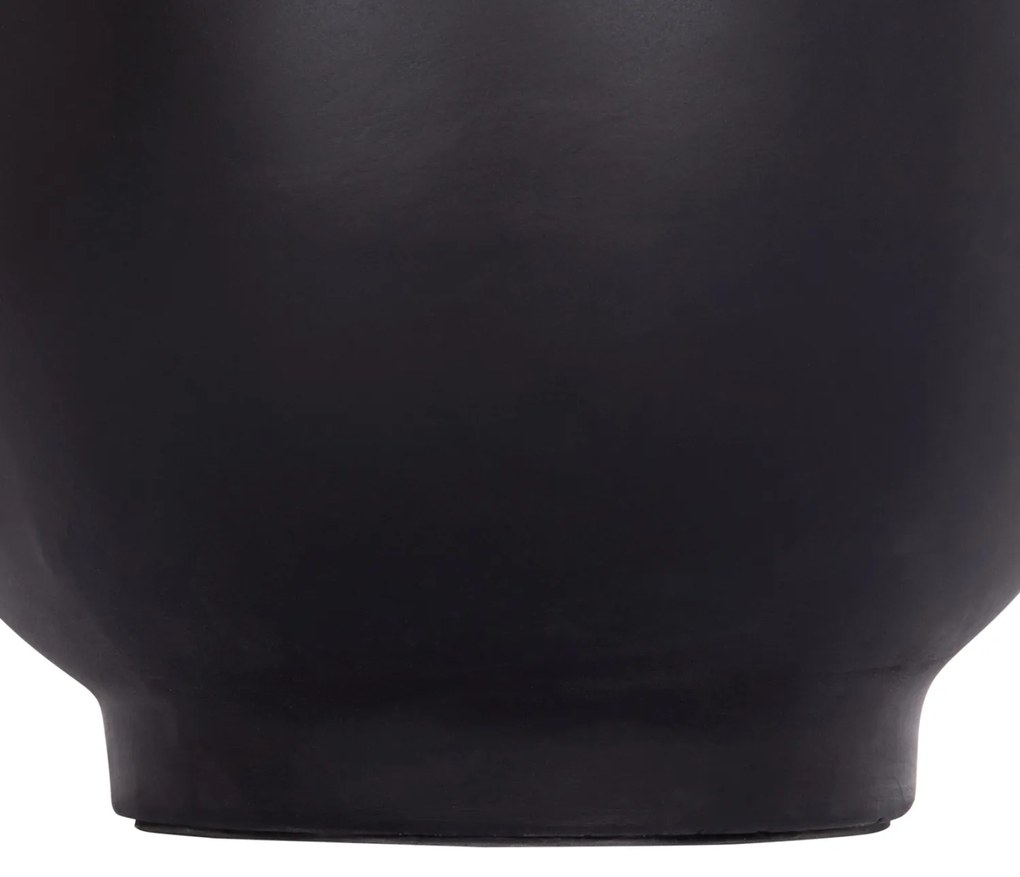 ΔΙΑΚΟΣΜΗΤΙΚΟ ΒΑΖΟ ΔΑΠΕΔΟΥ LINTER HM4662.01S FIBER CEMENT ΜΑΥΡΟ--ΞΥΛΟ ΤΕΑΚ Φ34x60Υεκ.