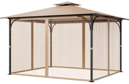 VEVOR Replacement Mesh Gazebo Netting Screen for 10x12x7.3 ft Patio, Net Only