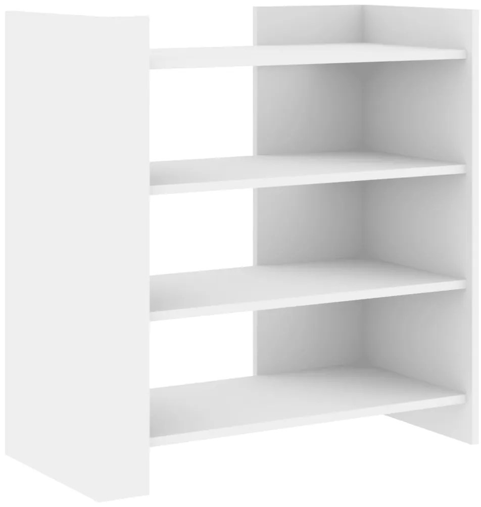 vidaXL Ραφιέρα Λευκή 73,5x35x75 εκ. από Επεξεργασμένο Ξύλο
