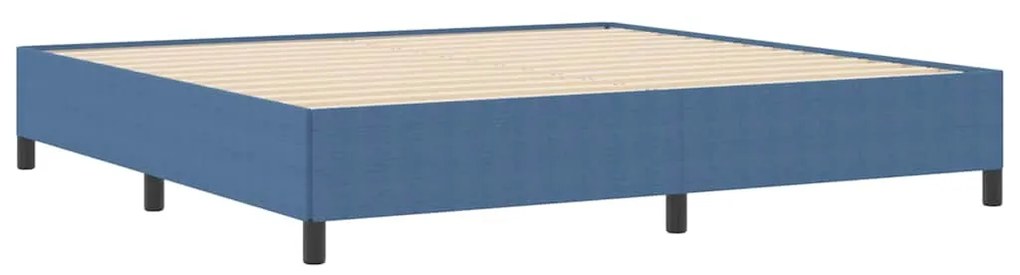 vidaXL Σκελετός Κρεβατιού Μπλε 200 x 200 cm Βελούδο