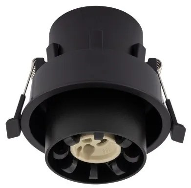 Σποτ Φωτιστικό Χωνευτό Στρογγυλό GU10 10W IP20 Mono Slide Nowodvorski-10799-Μαύρο 10799