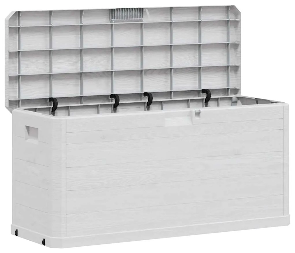 vidaXL Μπαούλο Αποθήκευσης Κήπου Ανοιχτό Γκρι 280 Λίτρα