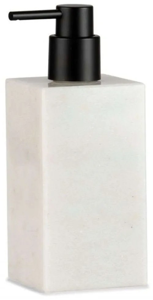 Δοχείο Κρεμοσάπουνου Marble LBTAH-BA71164 7x7x18cm 150ml Black-White Andrea House Marble