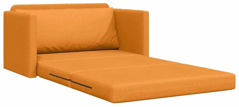vidaXL Κρεβάτι καναπές Σκούρο κίτρινο 124 x 71 x 78 εκ ύφασμα