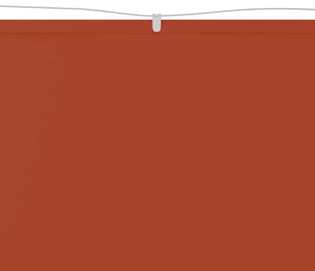Τέντα Κάθετη Τερακότα 100 x 1200 εκ. από Ύφασμα Oxford - Κόκκινο