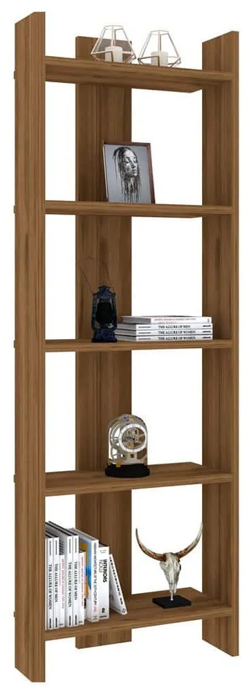 Ραφιέρα Δαπέδου Virba 835PUQ3631 52,4x22,6x149cm Walnut