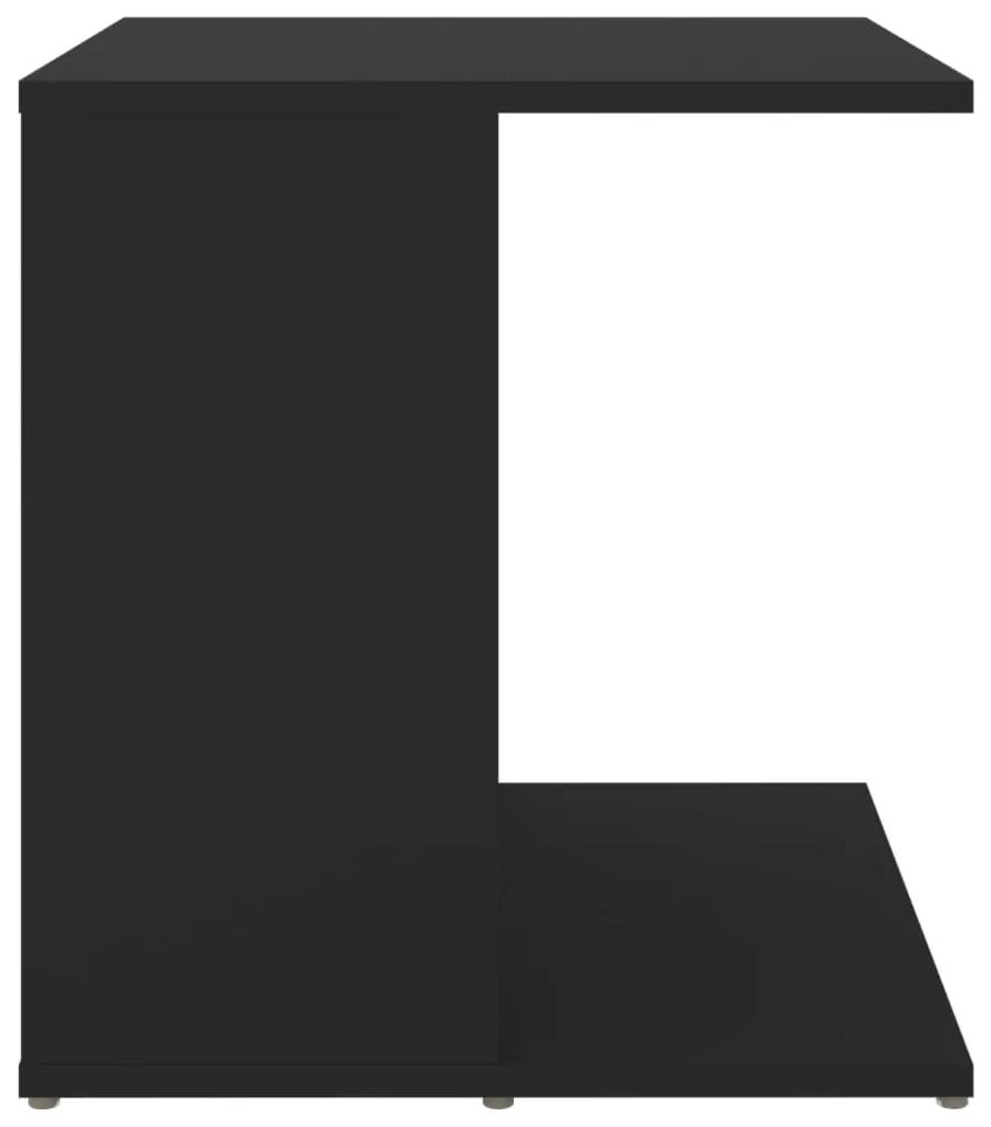 vidaXL Τραπεζάκι Βοηθητικό Μαύρο 45 x 45 x 48 εκ. από Μοριοσανίδα