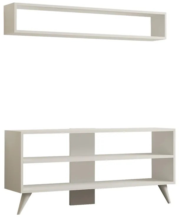 ΣΥΝΘΕΤΟ ΣΑΛΟΝΙΟΥ PRESTIGE PAKOWORLD ΣΕ ΛΕΥΚΗ ΑΠΟΧΡΩΣΗ 120X29,6X50ΕΚ
