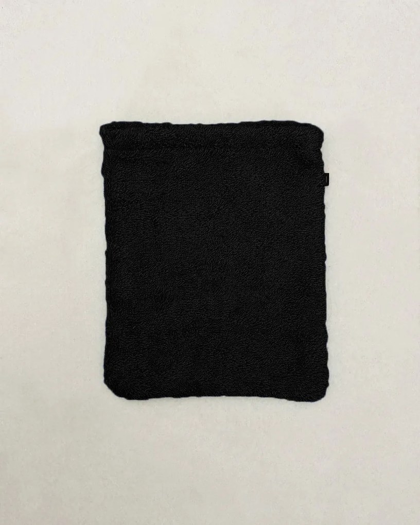 Μαύρο Βαμβακερό Πετσετέ Γάντι Reactive Βαφή Blur 17x24cm One Size (17x24cm) Μαύρο