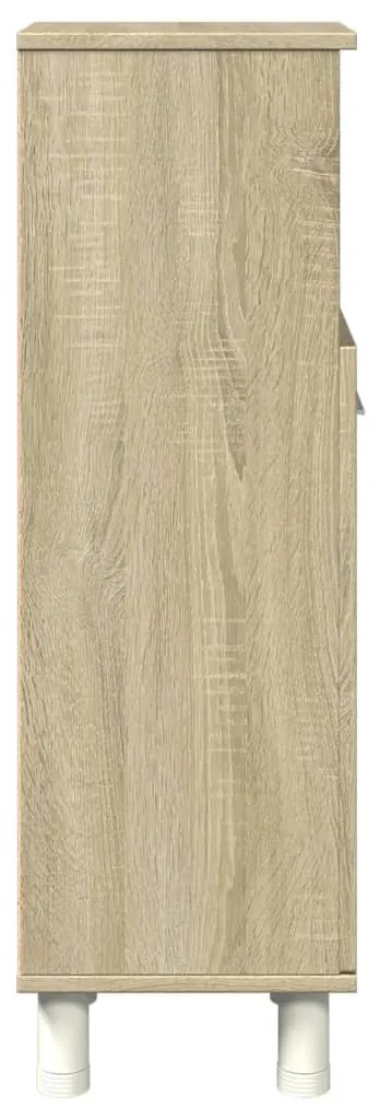 vidaXL Ντουλάπι Μπάνιου Sonoma Δρυς 30,5x30x95 εκ. Επεξεργασμένο Ξύλο