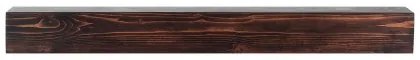 VEVOR Fireplace Mantel Wood Shelf Floating Rustic Fireplace Mantel 48" Brown