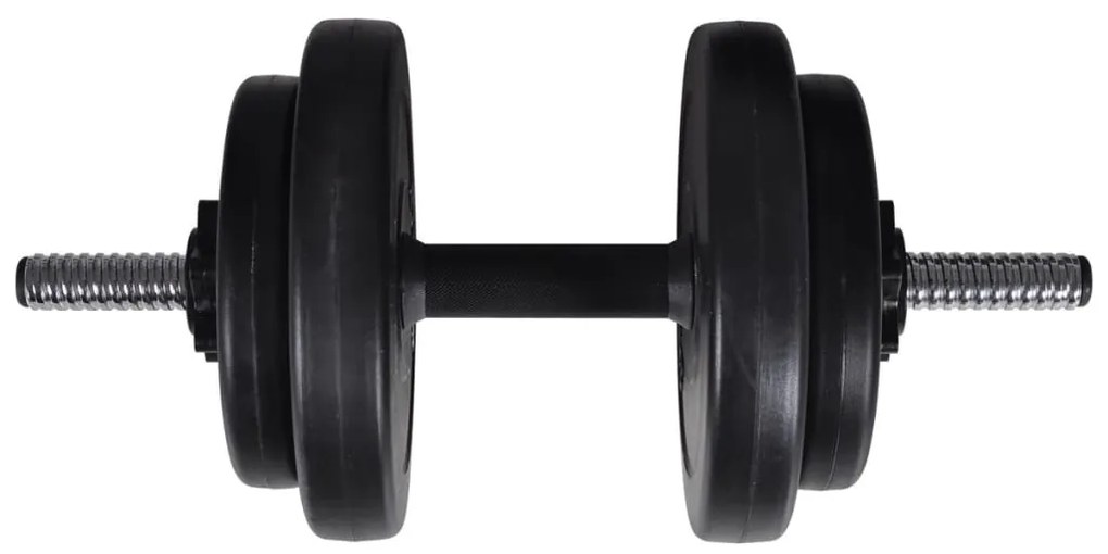 Σετ Μπάρα Άρσης Βαρών και 2 Αλτήρες με Βάρη 60,5kg