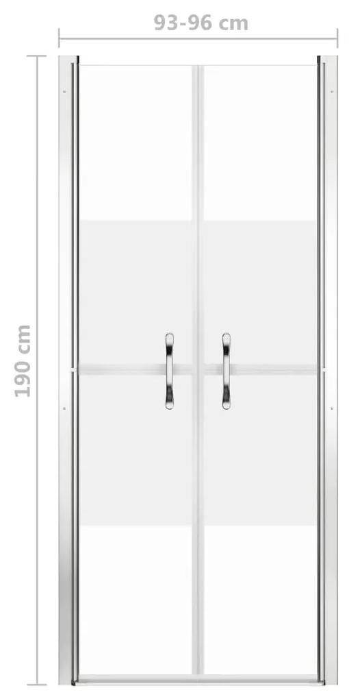 vidaXL Πόρτα Ντουζιέρας με Σχέδιο Αμμοβολής 96 x 190 εκ. από ESG