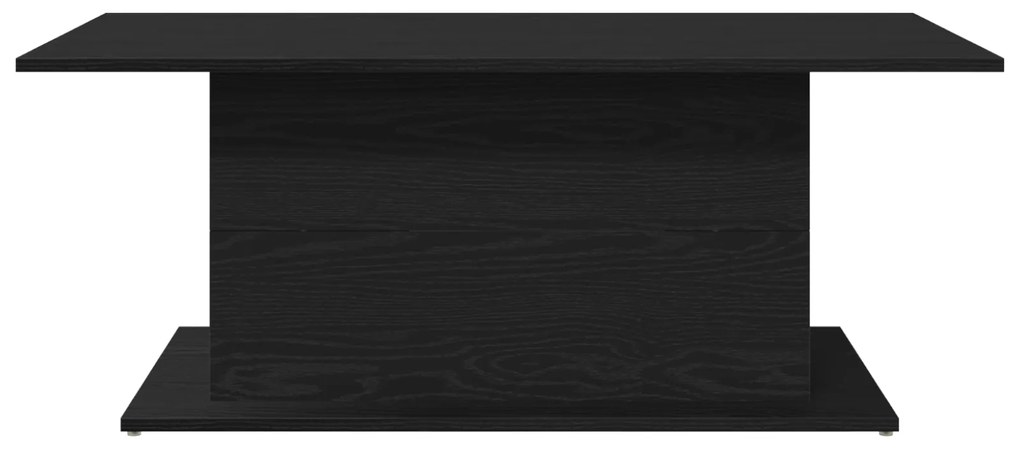 vidaXL Τραπεζάκι Σαλονιού Μαύρο Ραμμένο 102x55,5x40 εκ Επεξεργασμένο Ξύλο