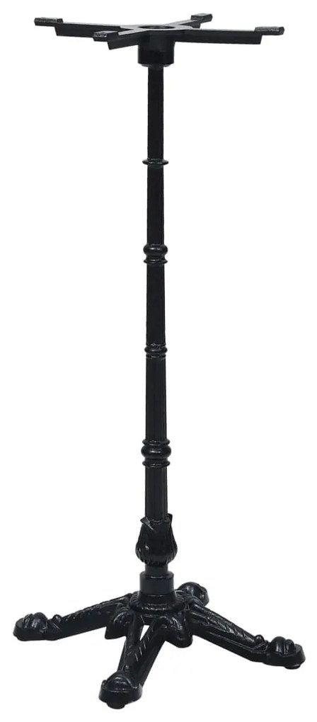 vidaXL Πόδι Τραπεζιού Bistro Μαύρο 52x52x108 εκ. από Χυτοσίδηρο