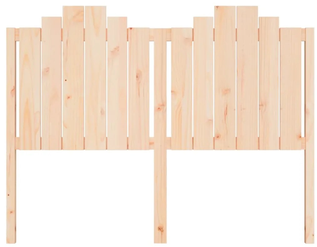 vidaXL Κεφαλάρι Κρεβατιού 141x4x110 εκ. από Μασίφ Ξύλο Πεύκου