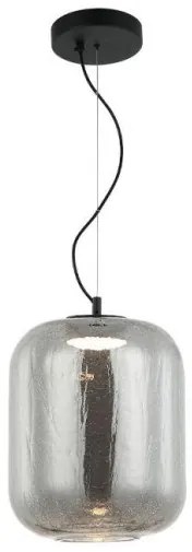 Κρεμαστό Φωτιστικό Οροφής LED 13W Γυαλί Φ23cm Kiva Viokef-4318601-Φιμέ/Smoke 4318601