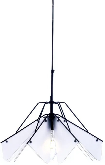 Φωτιστικό Οροφής Μονόφωτο Aca Origami EF39P145WH Black/Sanblast