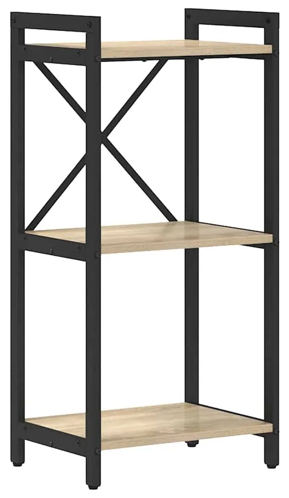 vidaXL Βιβλιοθήκη Sonoma Δρυς 40 x 30 x 83 εκ Επεξεργασμένο ξύλο