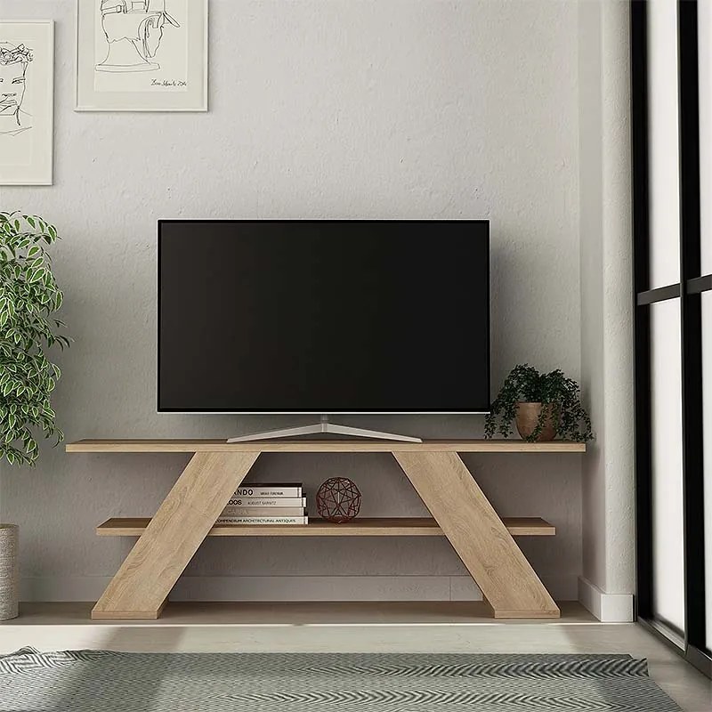 ΕΠΙΠΛΟ ΤΗΛΕΟΡΑΣΗΣ FARFALLA MEGAPAP ΧΡΩΜΑ ΦΥΣΙΚΟ ΟΞΙΑΣ 120X33,5X40ΕΚ.