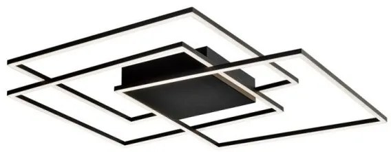 Πλαφονιέρα Φωτιστικό Οροφής LED Μαύρο Daniel 4263400 Viokef 4263400 Μαύρο