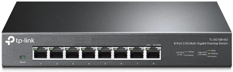 TP-LINK Multi-Gigabit Desktop Switch TL-SG108-M2, 8-Port 2.5G, Ver. 1.0