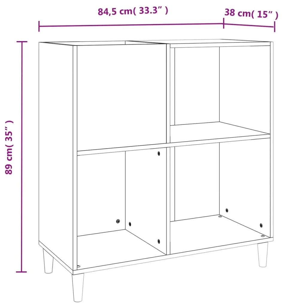 ΈΠΙΠΛΟ ΔΙΣΚΩΝ ΛΕΥΚΟ 84,5 X 38 X 89 ΕΚ. ΑΠΟ ΕΠΕΞΕΡΓΑΣΜΕΝΟ ΞΥΛΟ 831989