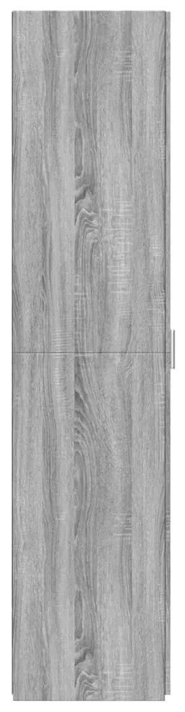 vidaXL Ντουλάπι Γκρι Sonoma 50x42,5x185 εκ. από Επεξεργασμένο Ξύλο