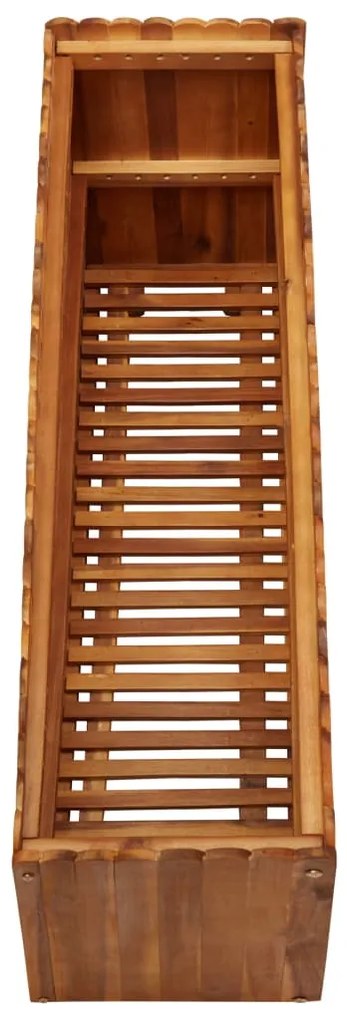 vidaXL Ζαρντινιέρα Υπερυψωμένη 100 x 30 x 50 εκ. Μασίφ Ξύλο Ακακίας