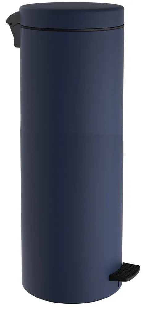 Κάδος Απορριμμάτων Soft Close 2565-203 Φ25x65cm 30lt Matt Navy Blue Pam&amp;Co Stainless Steel